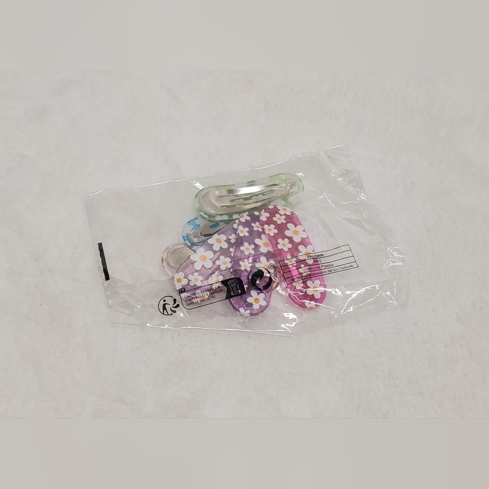 💖10 FOR 20💖Nwt 6pc Floral Hair Clips Set